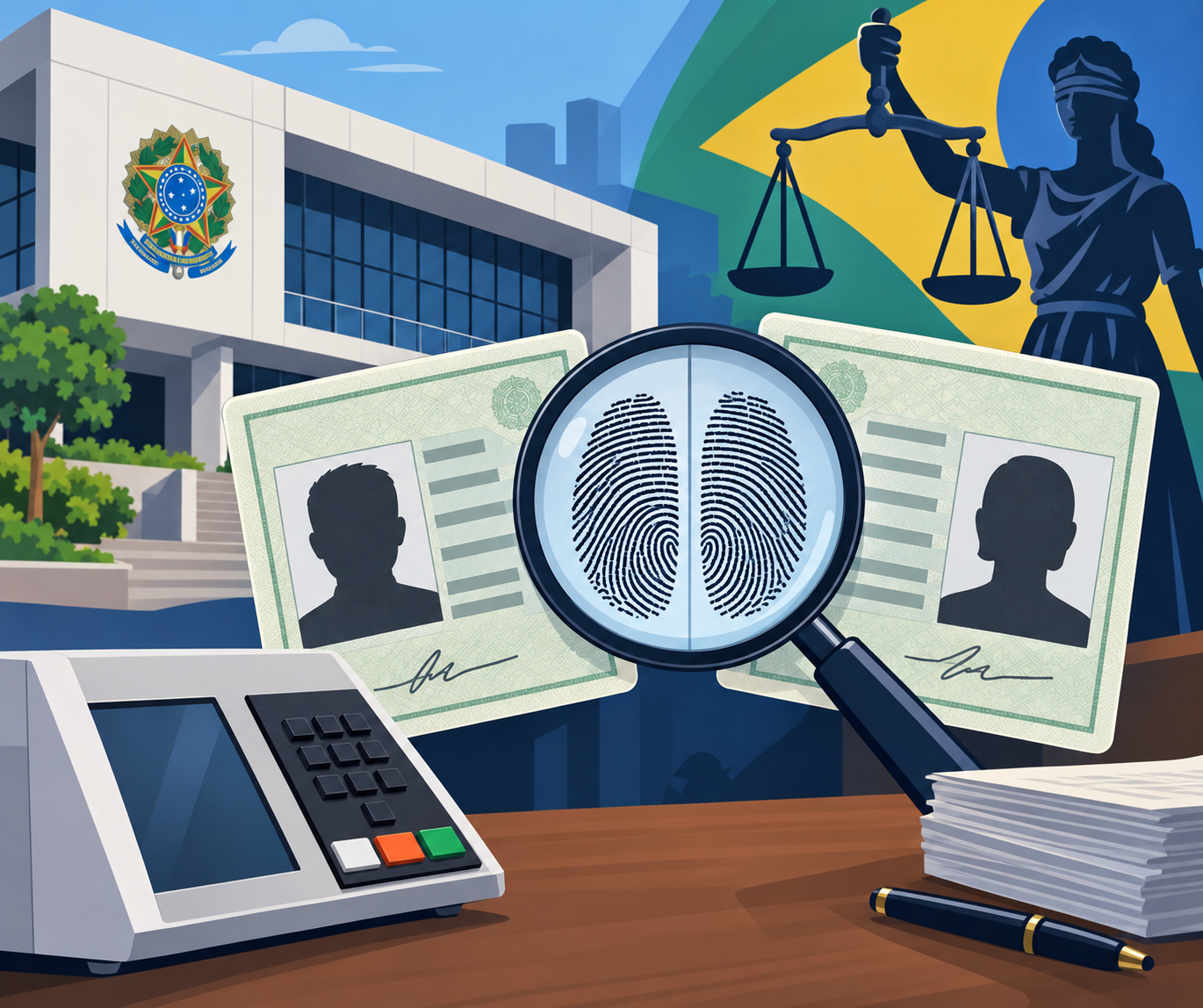 Justiça Eleitoral cancela título após identificar biometria coincidente em dois cadastros em Rondonópolis